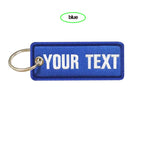 Personalized Name Customization Embroidery Patches, Car, Motorcycle, Backpack, Door Lock, Key-Chain Tag