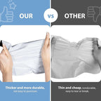 100Pcs White Poly Mailers Self-Sealing Shipping Bags Waterproof Packaging Envelopes Tear-Proof Courier Bags for Small Business