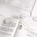 Transparent Plastic Book Clip Simple Reading Aid Fixed Book Holder Bookmarks Creative Design Practical Note Holder for Bookstore