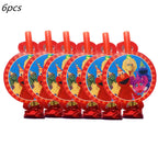 Cartoon Sesames Streets Birthday Party Supplies Kids Disposable Tableware Cup Plate Napkin Tablecloth Balloon Banner Decoration