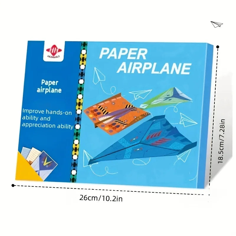 36pcs of Colored Paper - Handcrafted Creative Airplane Origami, 3D Origami Manual DIY, The Best Holiday and Birthday Gifts