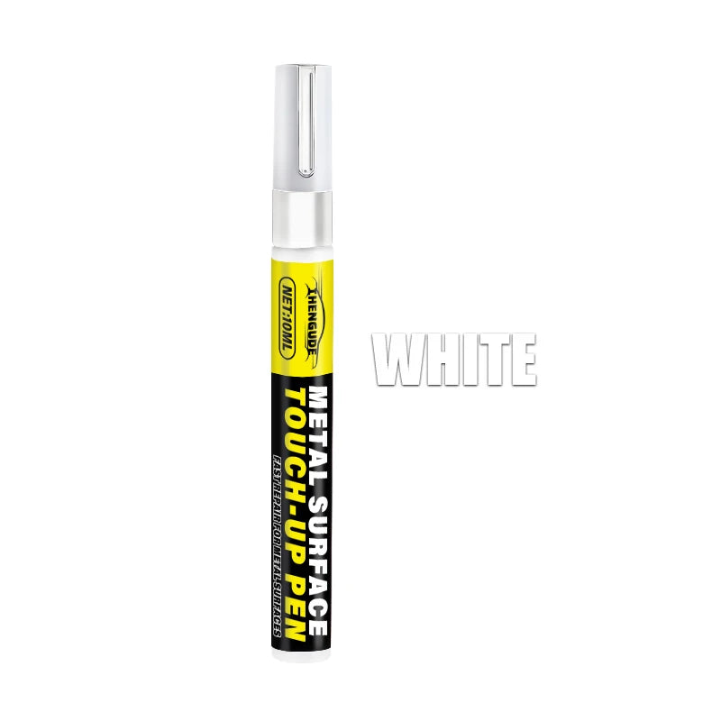 Metal Touch-Up Pen - Scratch Repair for Faucet Paint Surfaces, Paint Restoration for Bathrooms and Kitchens, Black, White, and Gray Touch-Up Pens, Suitable for Faucets, Door Handles, Sinks, Bathtubs, Towel Racks, Toilets, Sho