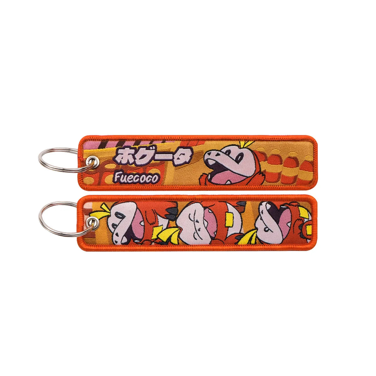 Kawaii Japanese Elf Anime Embroidery Key Fobs Key Tag Motorcycles Cars Backpack Chaveiro Keychain Fashion Keyring Friends Gifts