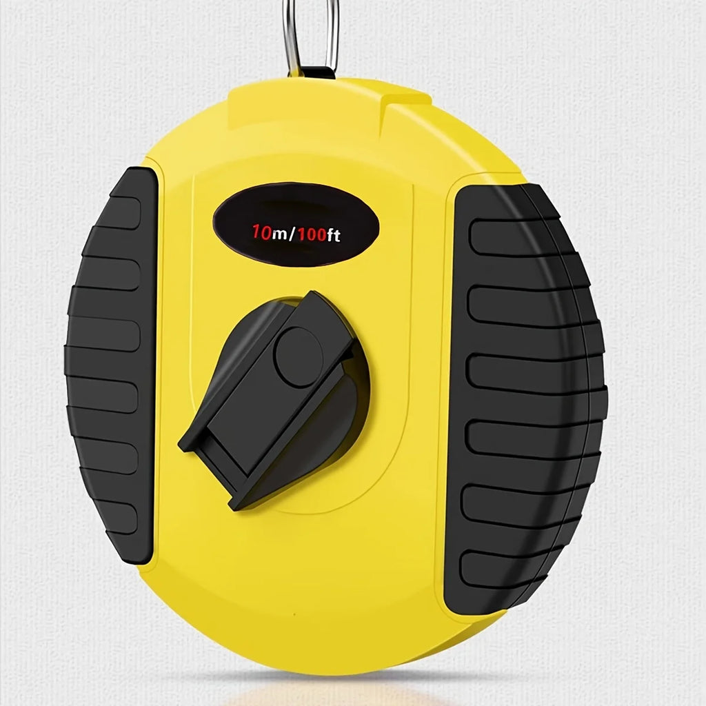 Tape Measure 164feet/50m 33feet/10m Self Adjusting End Hook Dual Sided Fiberglass Tape Measure for Engineer, Yard and Field, M