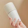 50/500/1000pcs Disposable Paper Cups 210ml Solid Color Paper Cups Coffee Milk Cup Paper Cup For Hot Drinking Party Supplies