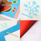 10pcs/set Embroidery Transfer Carbon Paper Water-Soluble Tracing Paper Embossing Stylus for DIY Sewing Accessories