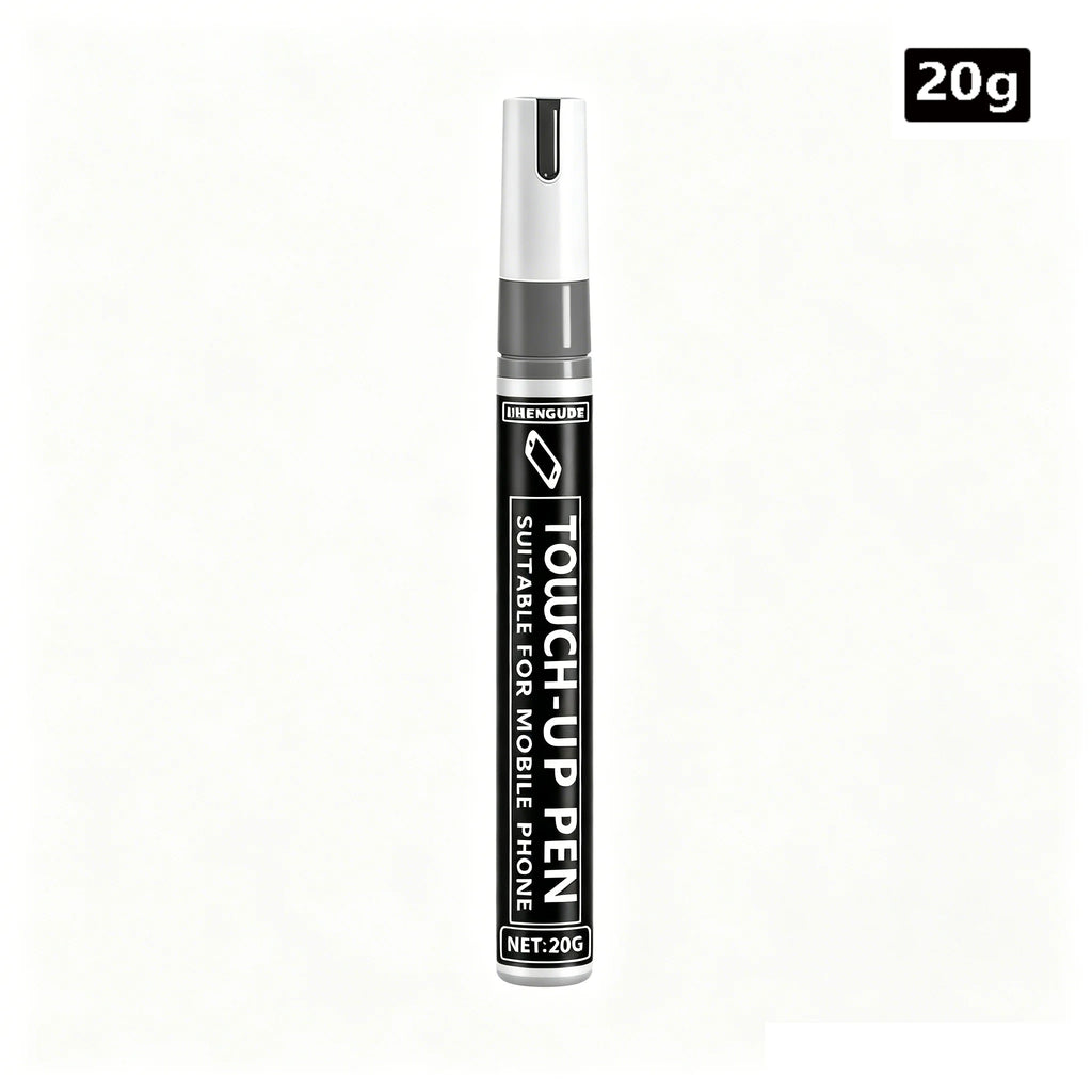 Black Touch-Up Paint Pen 20g - Scratch Remover for Mobile Phone, Camera, Black Surface Chipped Paint Repair Tool