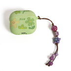 Handmade Purple Star Cat Claw Ceramic Charm Keychain Unique Bag Pendant Boho Gift S02-023