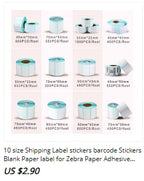 Xprinter 80mm Thermal Label Printer 2,3 Inch Barcode Sticker Printer Bluetooth Receipt Printer LAN/Bluetooth/USB