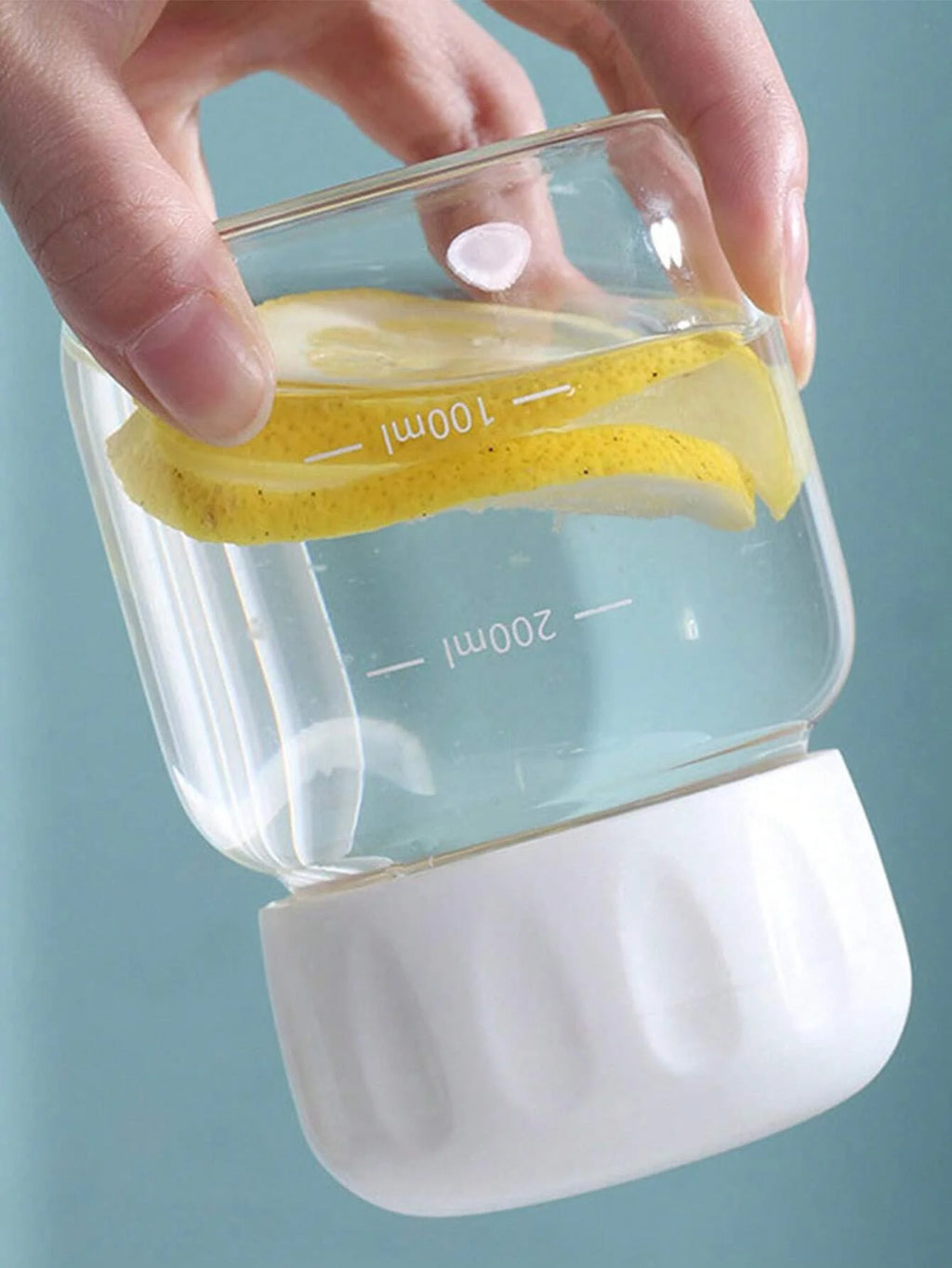 1/2PCS 300ml Small Water Bottle Plastic Portable Leakproof Mug Juice Milk Drinking Cup with Scale for Outdoor Kitchen School