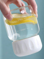 1/2PCS 300ml Small Water Bottle Plastic Portable Leakproof Mug Juice Milk Drinking Cup with Scale for Outdoor Kitchen School