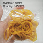 ‌Multi-Purpose Elastic Rubber Bands,15-60mm Diameter Rubber Bands Sturdy Stationery Fasteners for Paper, Files & Household Items