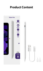 For Apple Pencil For iPad Air 11 M4 M3 M2 5 4 A16 Pro 13 11th M5 12.9 Stylus Pen 10 9 9th 10th Gen Mini 6 7 Bluetooth Touch Pens