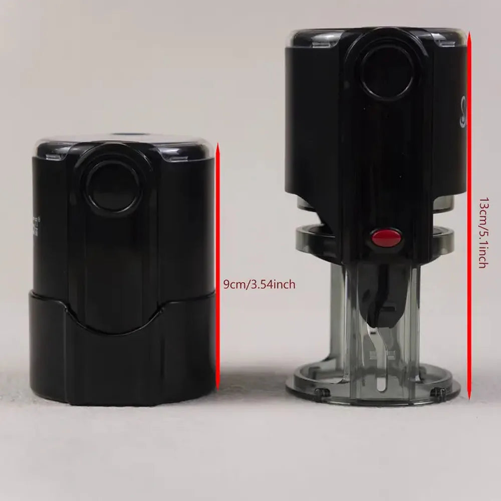Custom Self-Inking Stamp With Your Own Logo,Photosensitive Ink / Rubber Stamp,Personalize Your Logo Multiple Ink Color Option