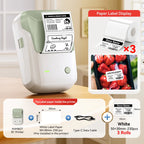 Portable Niimbot B1 Wireless Label Maker Adhesive Sticker Printer Labeling Machine DIY 20-50mm Labels for Office Home