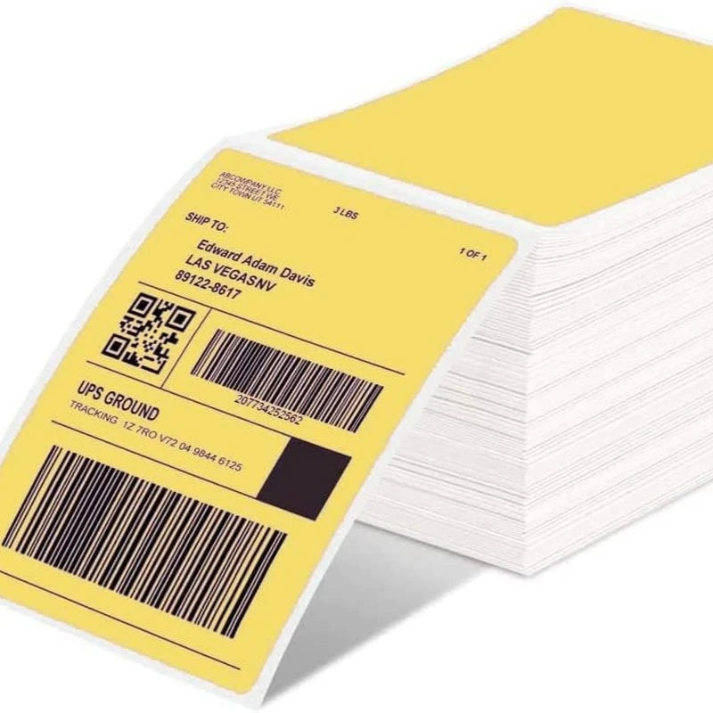 500 Pcs Thermal Shipping Waybill Label Stickers 4x6 A6 For Phomemo Pm-241bt D520bt 246s Portable Labeler Printer Mailing