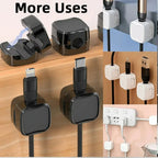 3/6/12PCS Portable Magnetic Cable Clips Cable Protector Desk Tidy Management Clips For Mouse Earphone Wire Organizer Cable Stand