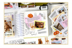 200 pcs Korean Decoration Material Paper pack Collage Junk Journal Material DIY Scrapbook Diary Album Lable Stationery