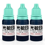 10ml Blue Red Black Ink Textile Clothes Ink Special Ink For Students Kids Name Stamp Printing On Clothing Waterproof Not Fade