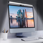 Wiscolor Computer Monitor LED Screen Hanging Light Bar Remote Control Stepless Dimming Eyescare USB Lightbar Reading Desk Lamp