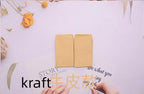 20pc Small 6x9cm Gule Stick Paper Letter Pocket Envelops for Cash Coin Mini Paper Envelopes Bag Small Business Supplies Red