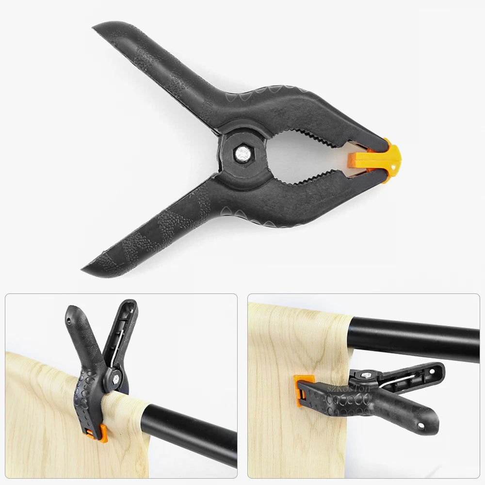 1/2/5/10pcs DIY Plastic Clamp Woodworking Fastening Tools Clamps Photo Studio Background Green Screen Fixed Clip Accessory