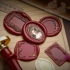 Fire Paint Seal Wax Stamp Heads Photo Frame Series Sealing Wax Stamp Head For DIY Scrapbooking Envelope Wedding Party Invitation