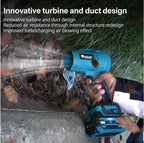 Electric Goddess Brushless Cordless Electric Air Blower Turbo Jet Fan Handheld Dust Blowing Tool For Makita 18V Battery Pin
