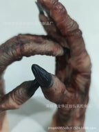 The Mummy Halloween Gloves for Adult Unisex Elastic Latex Gloves Scary Gloves Easter Day Mittens Cosplay Prop Accessories