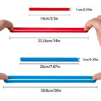 10PCS Silicone Rubber Bands Large Multicolor Elastic Rubber Wrapping Bands For Notebook Office Outdoor Gear Gifts Packing Christ