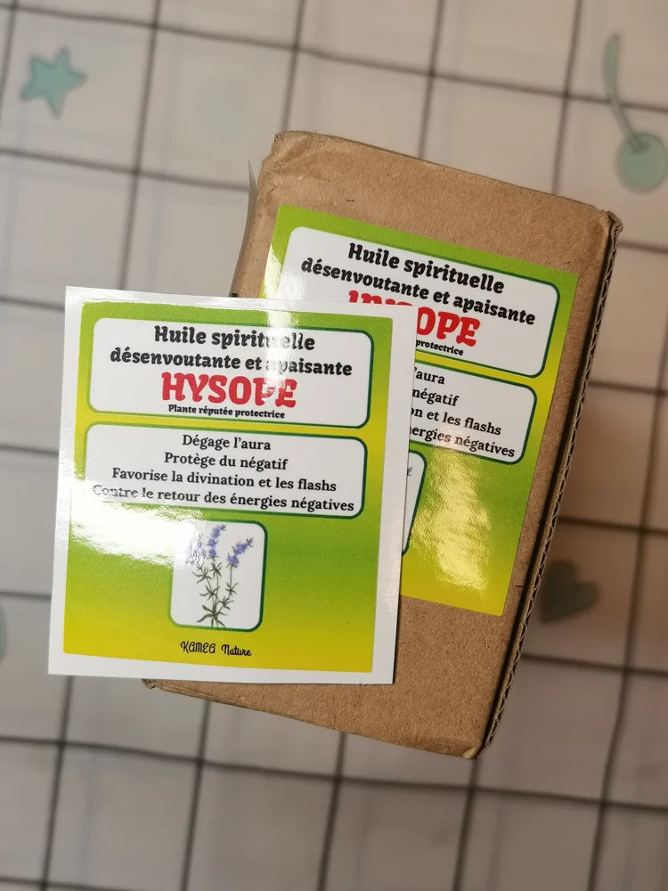 Custom Label Adhesive Ingredients Printed Stickers for Jar