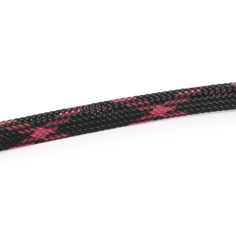 5M Multicolor PET Insulated Braid Sleeving 2mm - 40mm Expandable Wire Cable Sheath Flame-retardant Nylon Braided Mesh Tube DIY