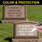 Art Environmentally Friendly Marking Pen Suitable For Tombstone Marking Inscription Repair Pen And Moisture Proof Drawing Pen