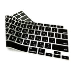 Hebrew Israel  Keyboard Cover for Macbook Pro14 A2442 Air13.6 M2 A2681 Pro13 M1 A2338 A2289 Waterproof Silicone protective film