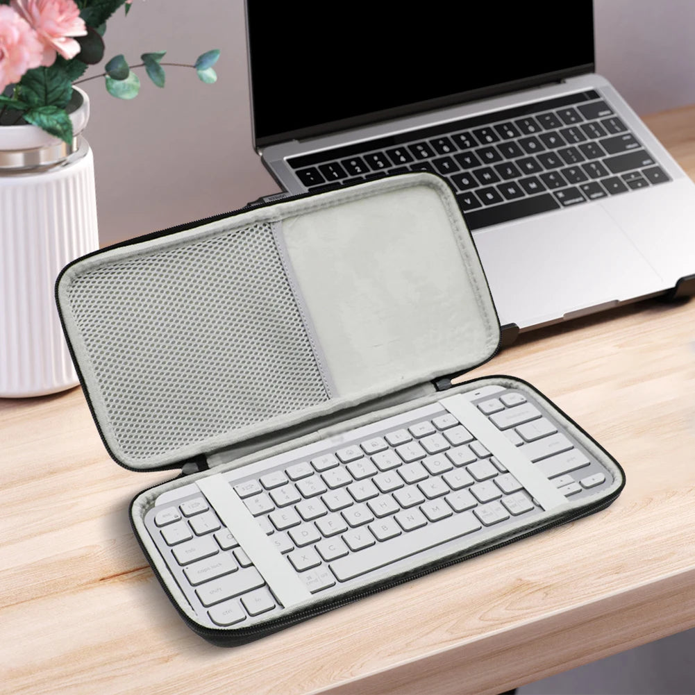 Protective Storage Bag Illuminated Keyboard Storage Case Carry Case for Logitech MX Keys Mini Wireless Keyboard for MX Keys
