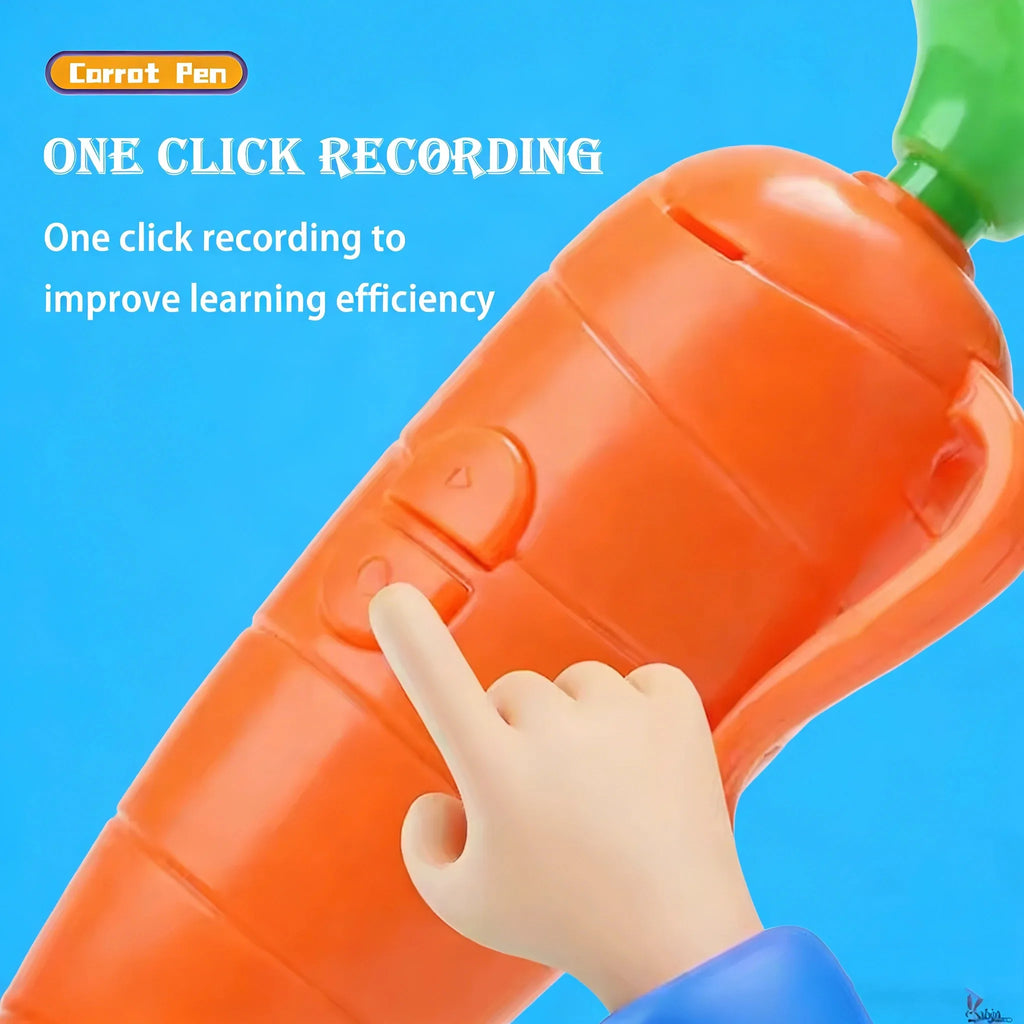 1/3/6pcs Zootopia Carrot Voice Recorder Pen Cartoon Kids Ballpoint Pen That Can Be Recorded Creative Multi Functional Pens Gift