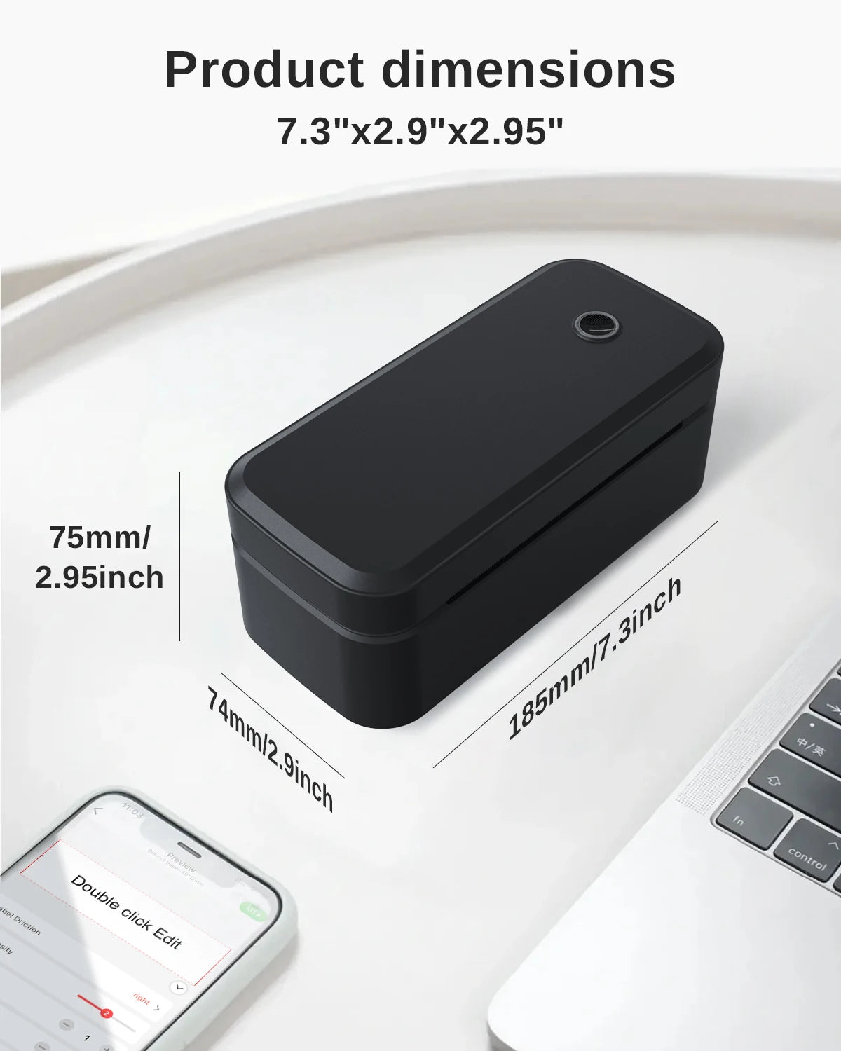 Marklife X4 Thermal Label Printer Portable Printer for 4x6 Mailing Packages Printing Bluetooth & Automatic Label Recognition