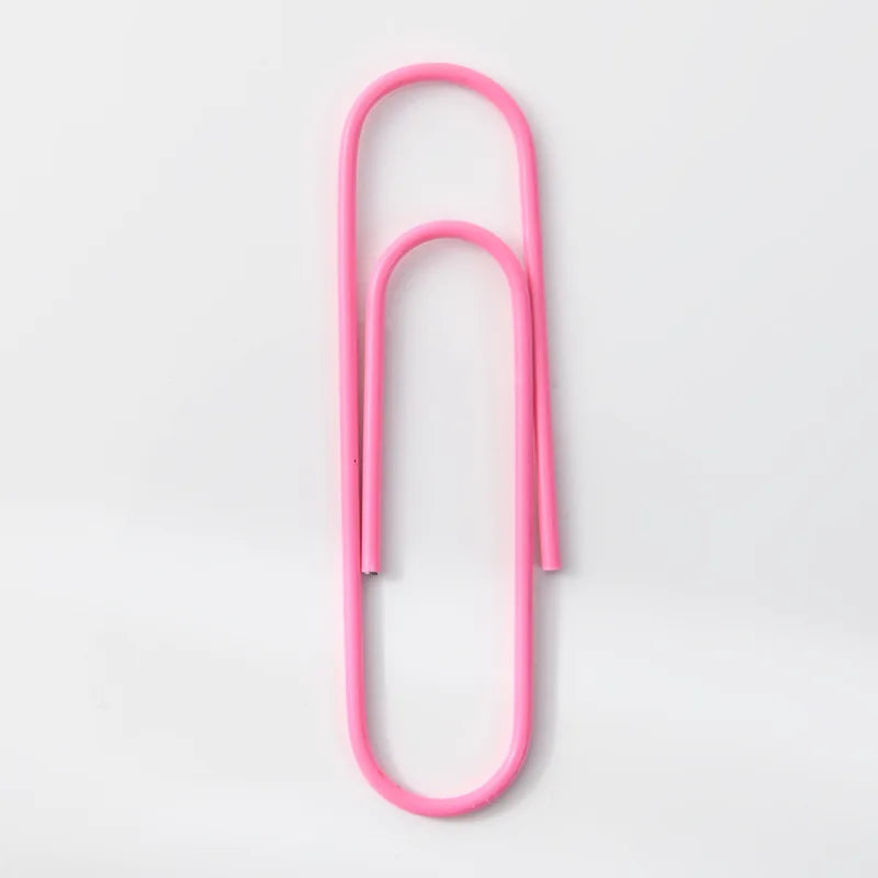 10pcs 10cm Colorful Paper Clips Notebook Memo Pad Filing Bookmark Binder Metal Paper Clips Student Office School Index Bookmark