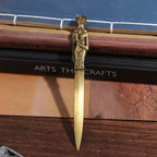 Egyptian Pyramid Pharaoh Envelope Opener Letter Opening Tool Zinc Alloy Express Opener Retro Ancient Home Office Supplies