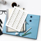 In Case I Go Missing Binder Folio Document Organizer Expanding File Folder Pockets Accordion Document Organizer Pocket Organ