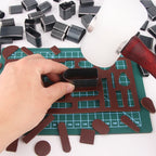 24/39/52/55pcs Punch Cutters - Various Shaped Style Hollow Punch Cutter Set - DIY Faux Leather Craftwork Hole Punching Tool Set