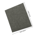 A4 3 Ring Binder Minimalist Design Fabric Hardcover Document Protector for School Office Home Use Paper Page Organizer Report