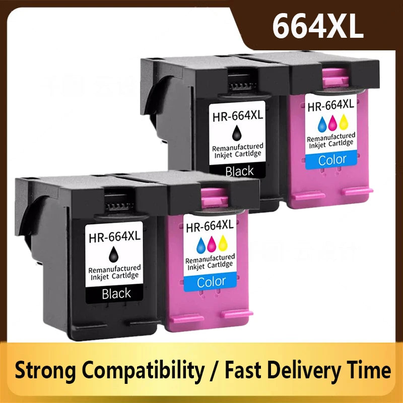 For HP 664XL For HP 664 Ink Cartridge For HP664 Deskjet 1115 2135 3635 2138 3636 3638 4535 4536 4538 4675 4676 4678 Printer
