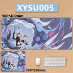 Anime Game Furina Neuvillette Mavuika Wanderer Raiden Columbina XXL Large Genshin Impact Mouse Pad Keyboard Desk Mat Mousepad