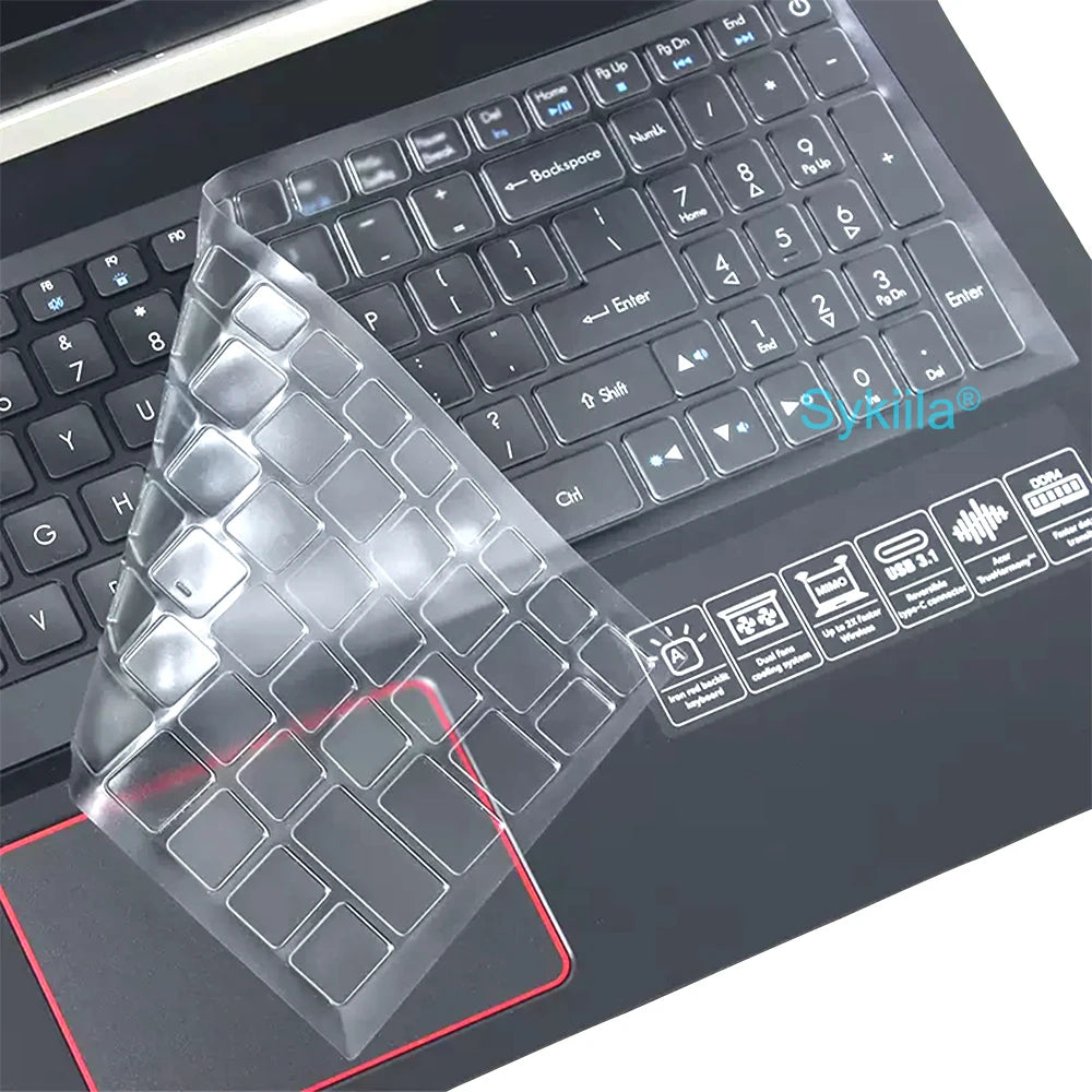 Keyboard Cover for Acer Nitro 16 16S 15 17 5 Spin 7 AN515 AN517 AN715 V AN16 AN14 ANV15 AN18 ANV16 Silicone Protector Skin Case