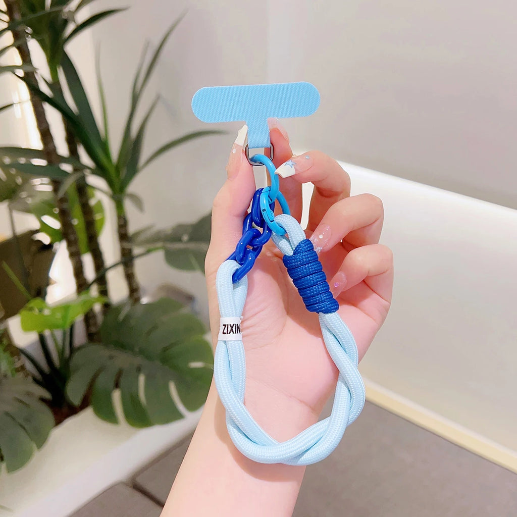 1Pc Cellphone Straps Hanging Cord Mobile Phone Lanyard Short Wrist Strap Charm Anti-lost Chain for Women Keychain