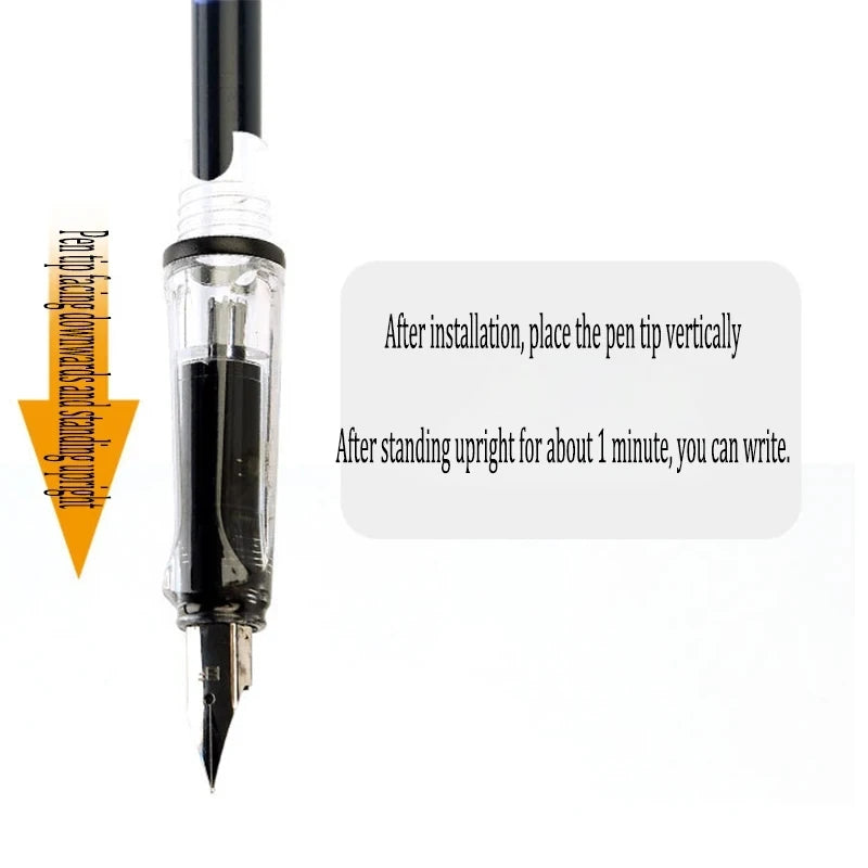 Fountain Pen Set Replaceable Ink Refill Calligraphy Multifunction Pens For Writing 0.38mm Office School Stationery Supplies