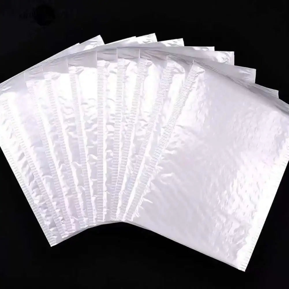 Pearlescent Bubble Mailers Padded Envelopes, Self-Adhesive Waterproof Shipping Bags with Foam Lining for Packaging and Mailing