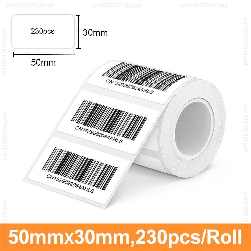 Mini Label Maker P50 Inkless Thermal Label Printer Adhesive Sticker Printer Similar as M110 Marklife P50 E210 or 1PK Label Tape