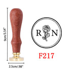 Custom Wax Seal Stamp and Wooden Handle set, For Wedding Invitation, Multiple Designs, Personalized Logo Wax Stamp, Initial Wax